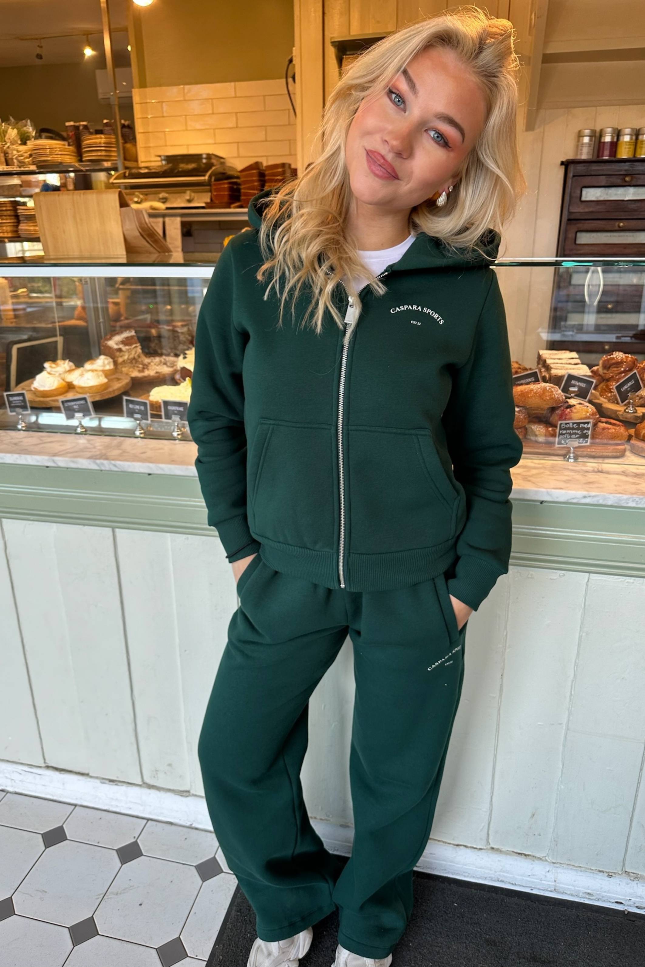 LIMITED EDITION︱W. Countryside Zip - Green print